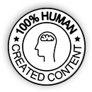 100% Human created content