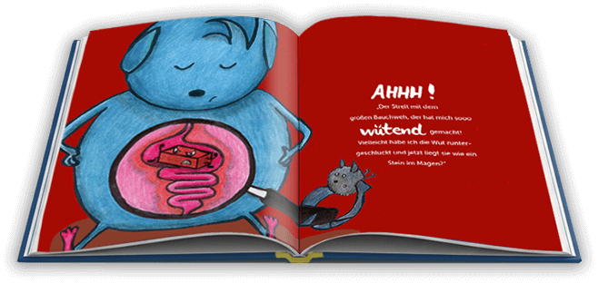 Aufgeschlagenes Buch