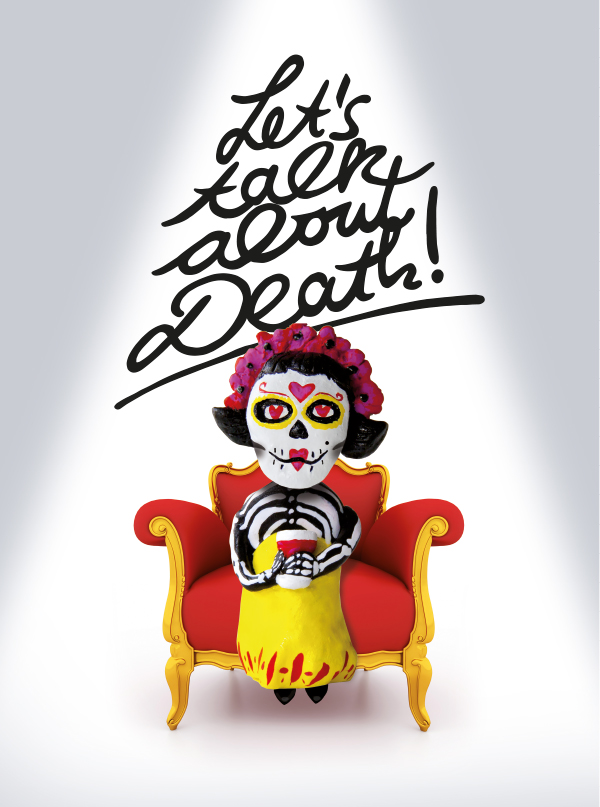 <p><strong><a href="projekte/let-s-talk-about-death.html" target="_blank" rel="noopener">Let´s talk about death</a>!</strong> · Charaktererstellung und Logodesign · monatlicher Stammtisch über Tod, Sterben und Trauer<strong> </strong>· <strong>bemalter Softton & digitale Bearbeitung</strong></p>