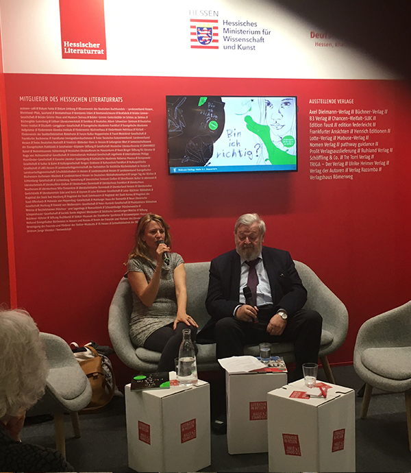 <p><strong>BUCHMESSE Frankfurt 2019 ·</strong> Buchvorstellung mit Dr. Hans Hopf · „Bin ich richtig?”</p>