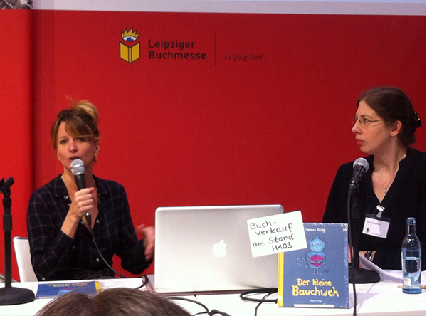 <p><strong>Buchmesse Leipzig 2018 ·</strong> Buchpräsentation mit Fragerunde · „Der kleine Bauchweh”</p>